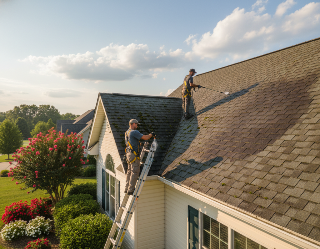 Westerville Roof Cleaning for Vinyl and Metal