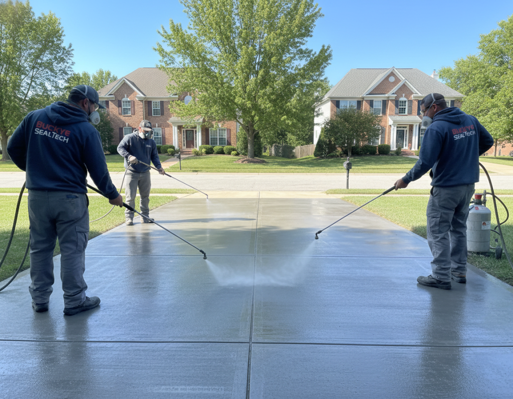Paver Sealing In Lewis Center Oh for Sand Joint Hardening
