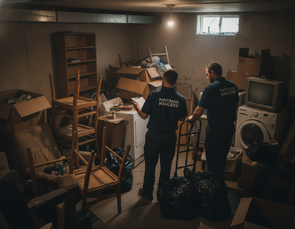Basement Junk Removal Cost for Portland Explained – Seasonal Price Changes